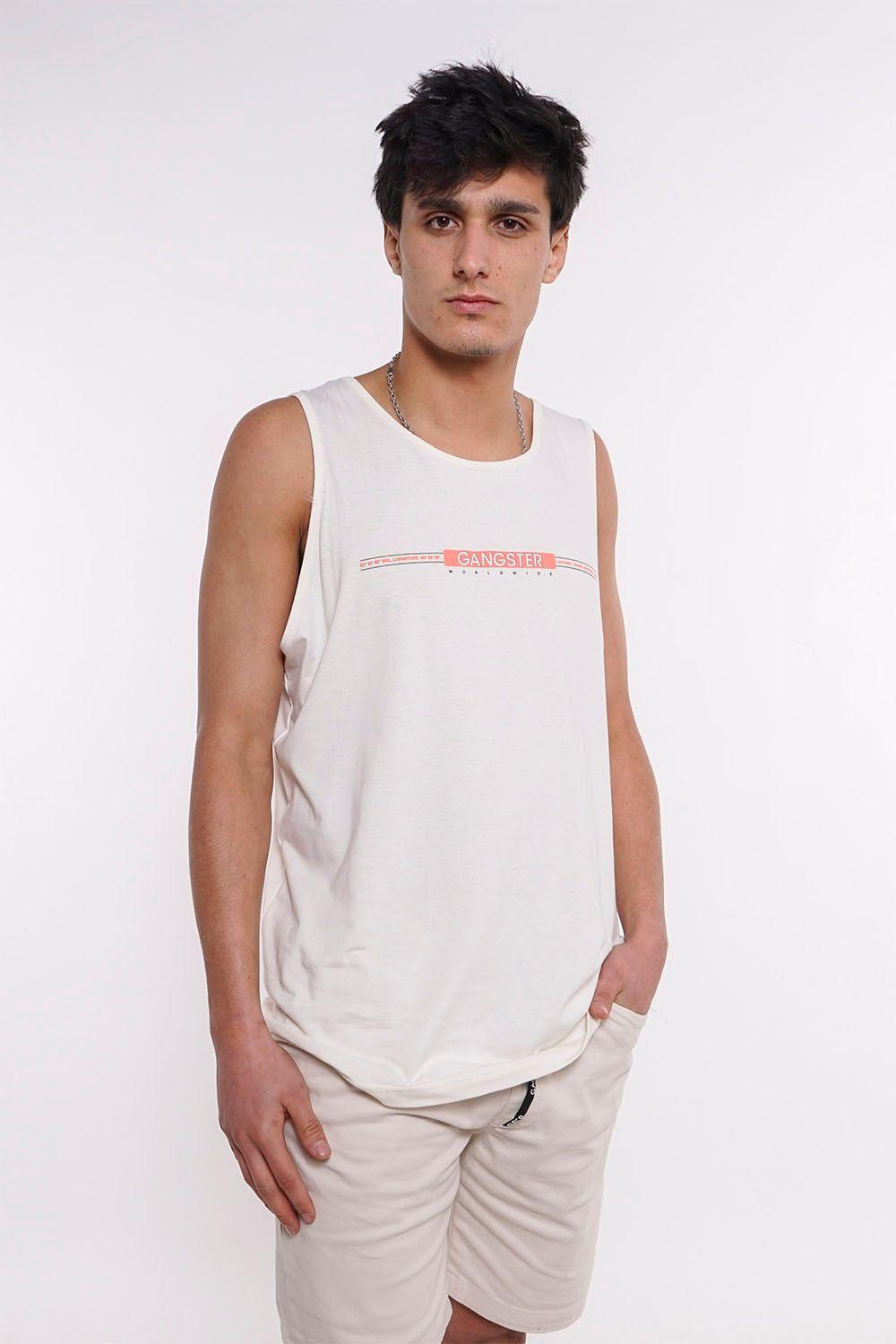 Polera Sm Rings Blanco Gangster-0