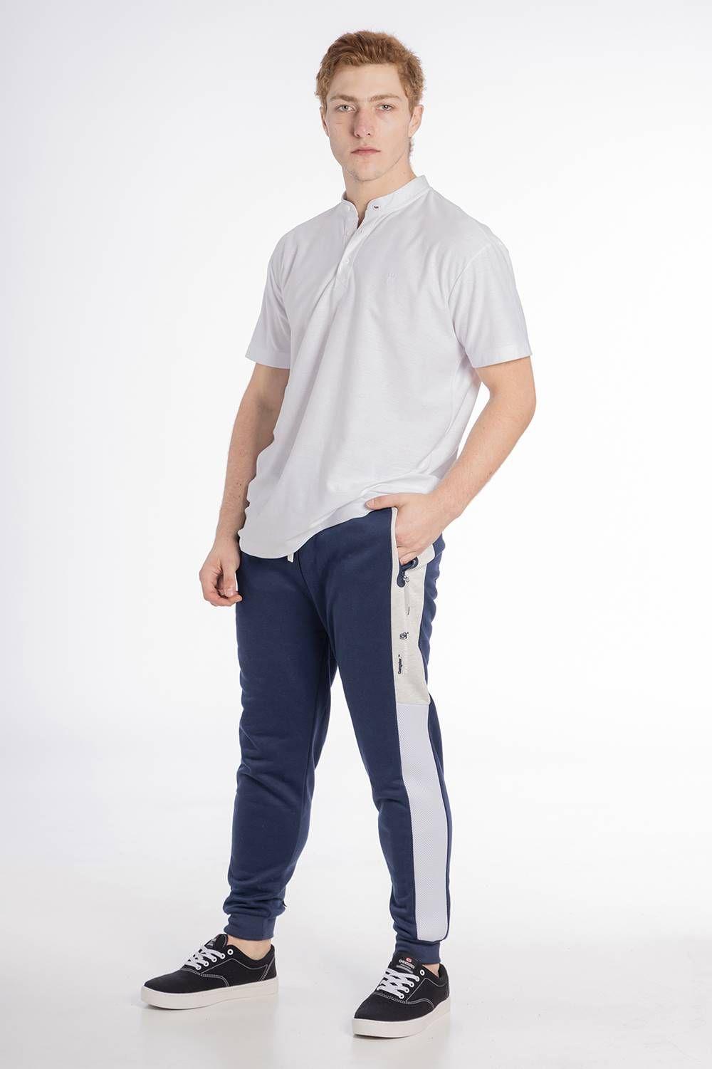 Buzo Loopback Azul Gangster-4