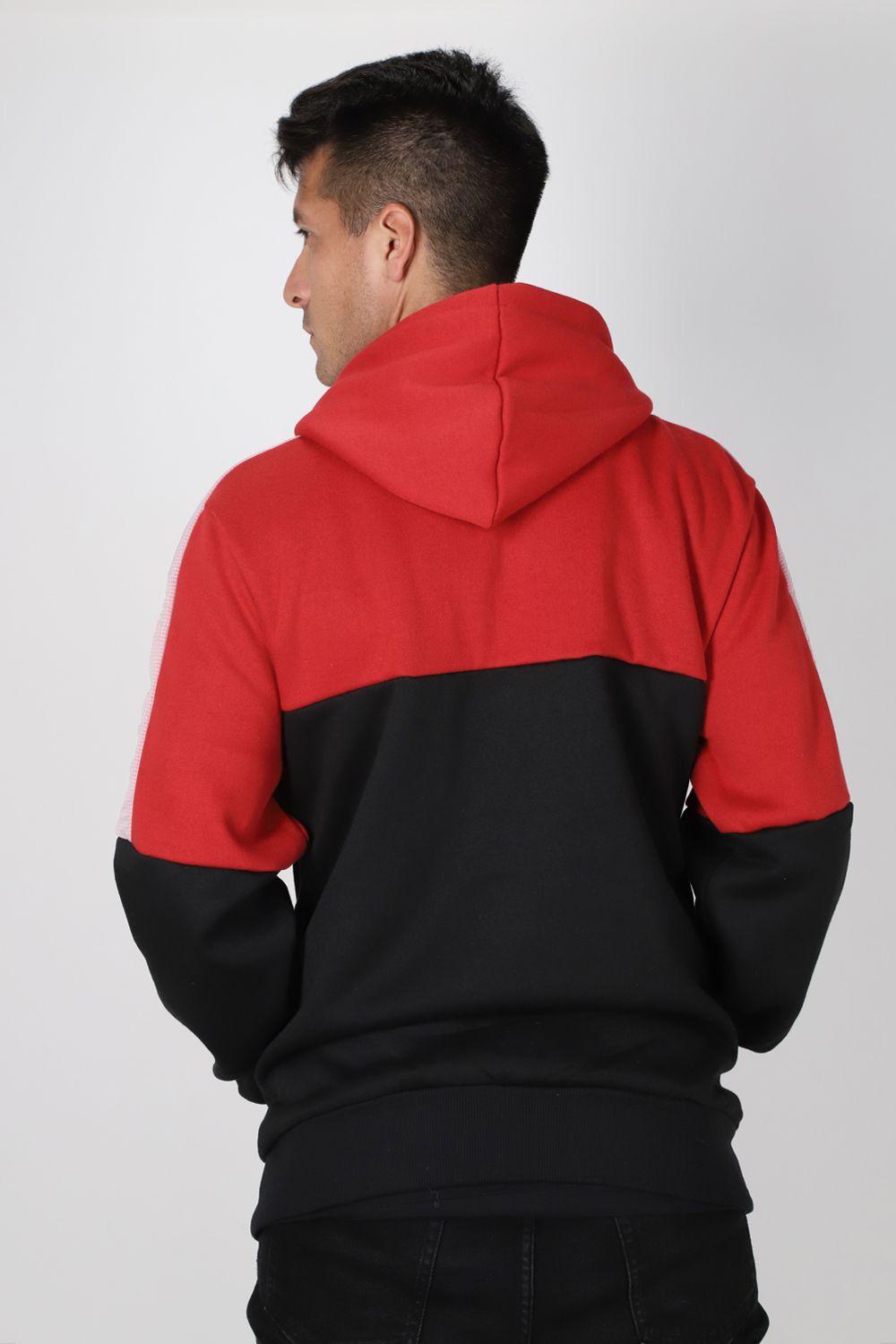 Poleron Full Zipper Evolve Negro Gangster-1