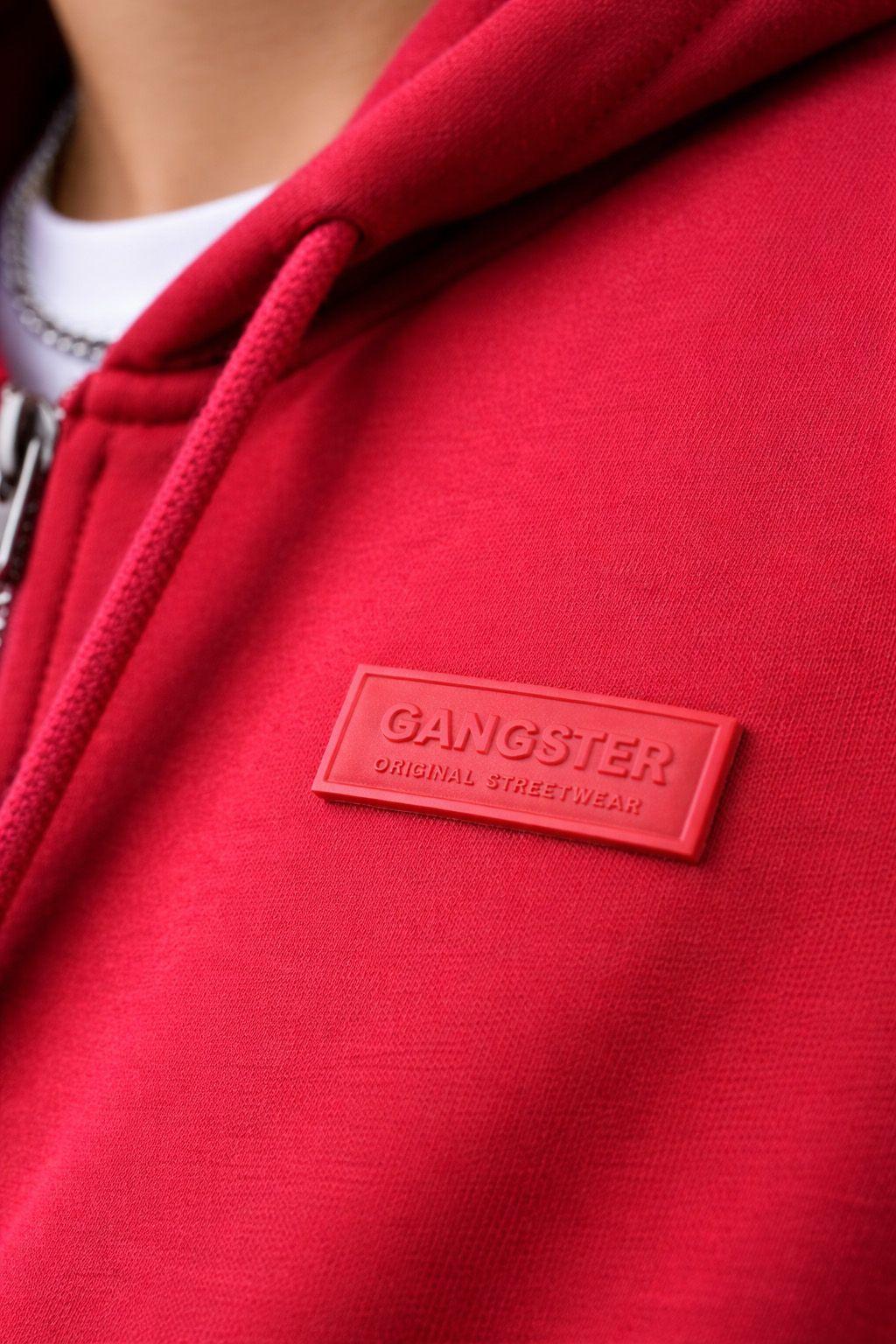 Plus Poleron Fullzipper Link Rojo-2