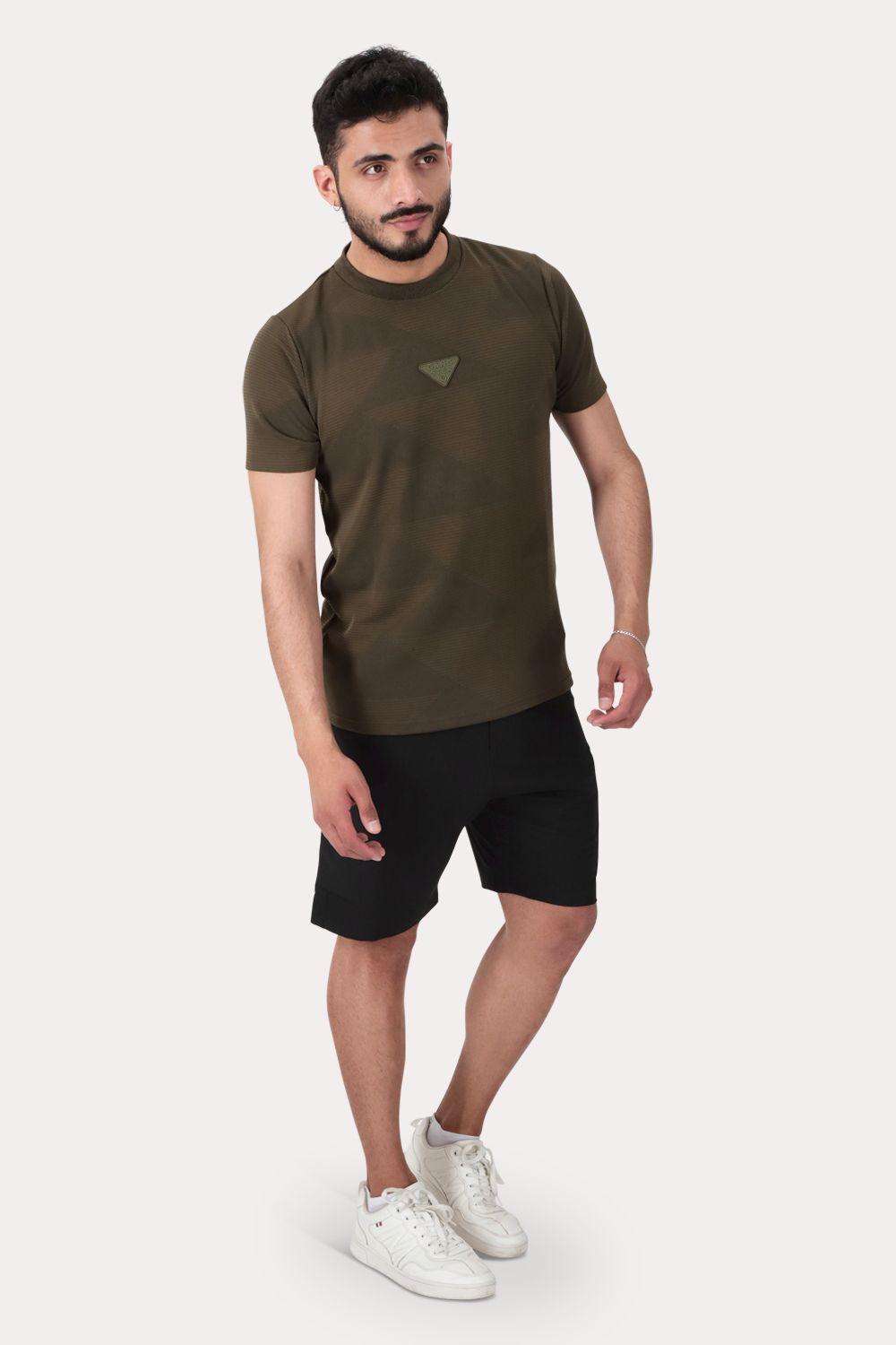 Polera Mc Jaquard Dyckman Verde Oliva-2