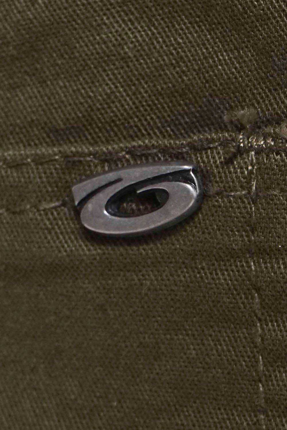 Teen Short Canvas Elasticord Verde Gangster-3
