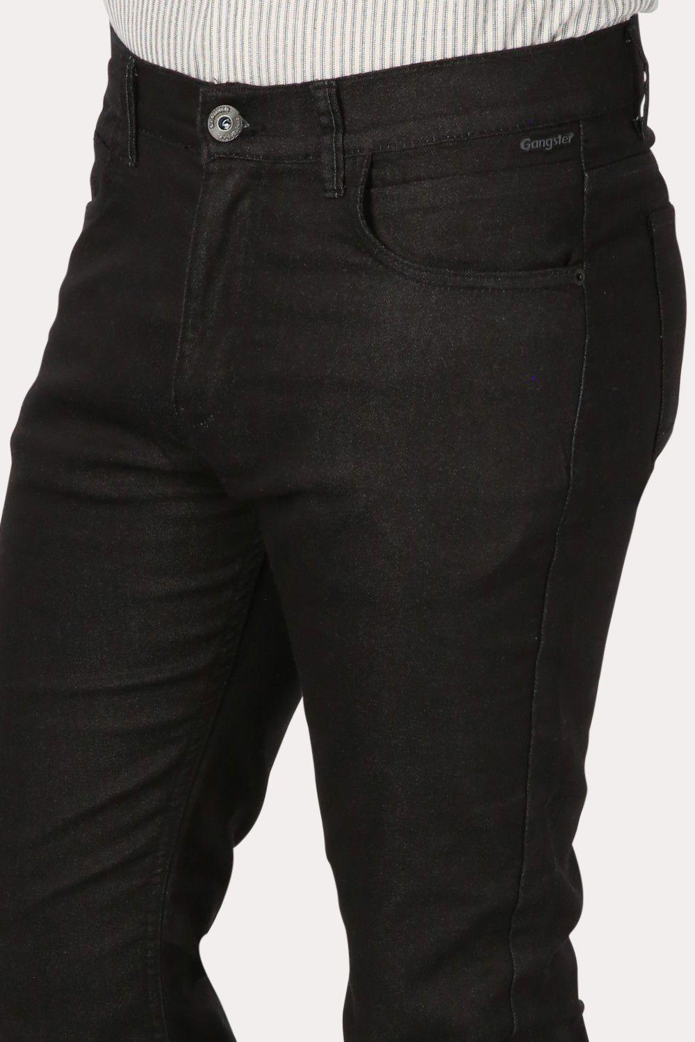 Pantalon Canvas Liso 0 Negro Gangster-2