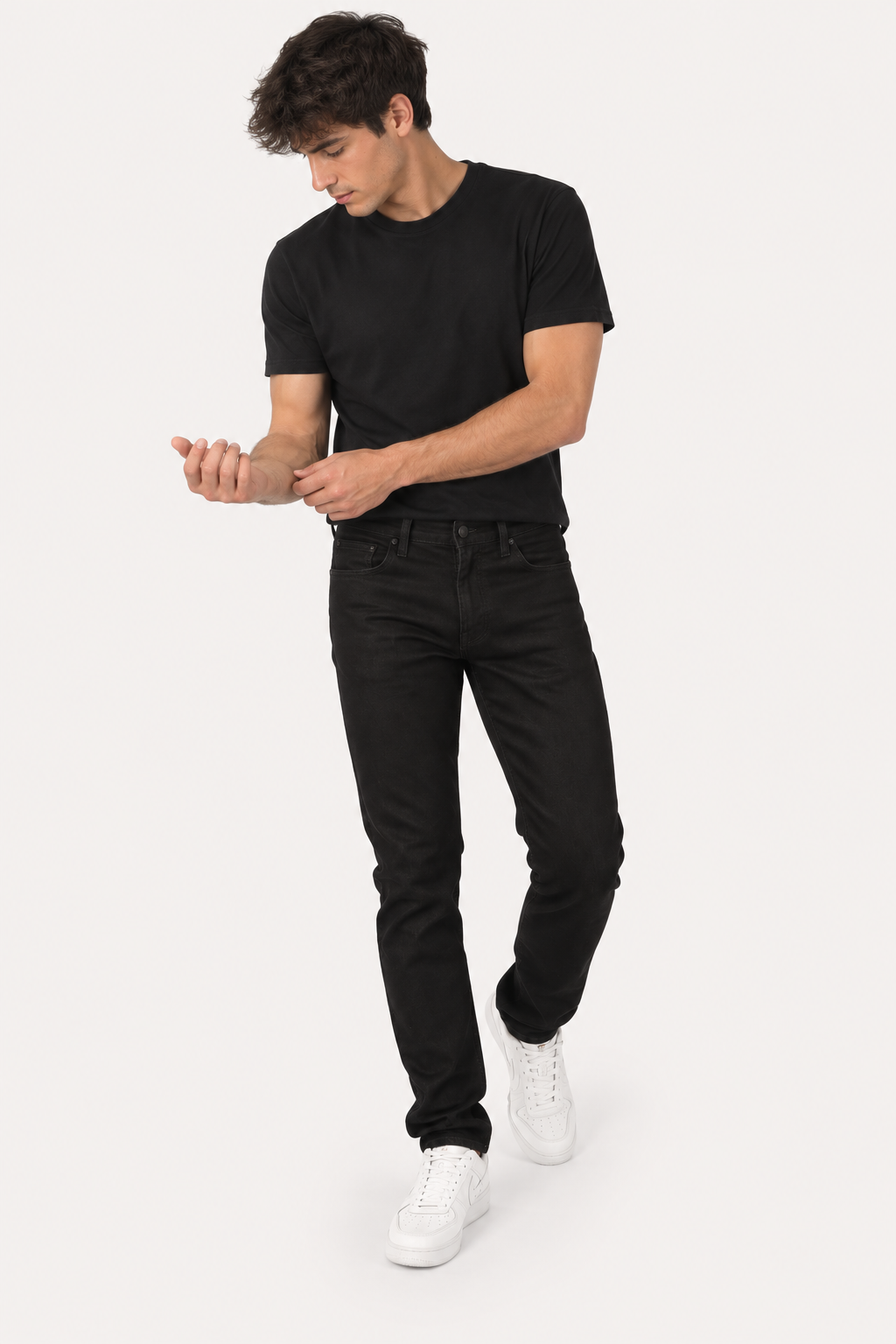 Pantalon Canvas Liso 0 Negro Gangster-3