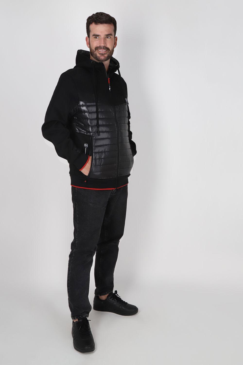 Chaqueta Híbrida Union Negro Gangster-3