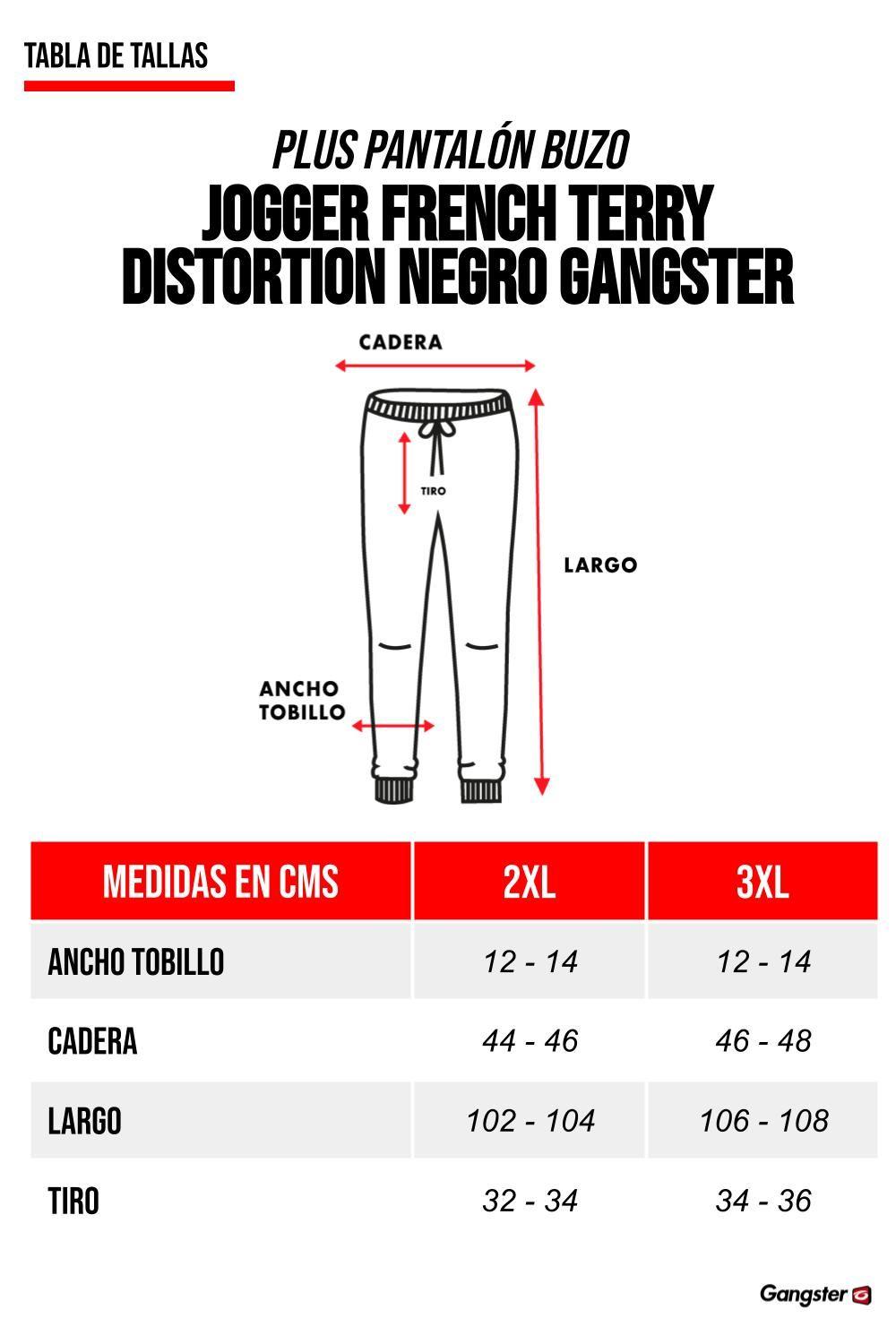 Plus Buzo Distortion Negro Gangster-4