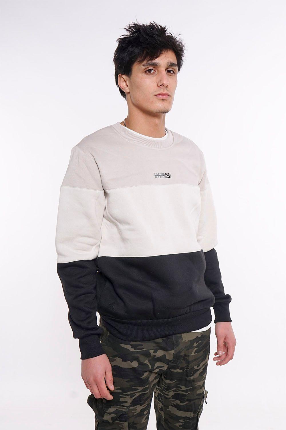 Polerón Crew Fleece Core Beige Gangster-0