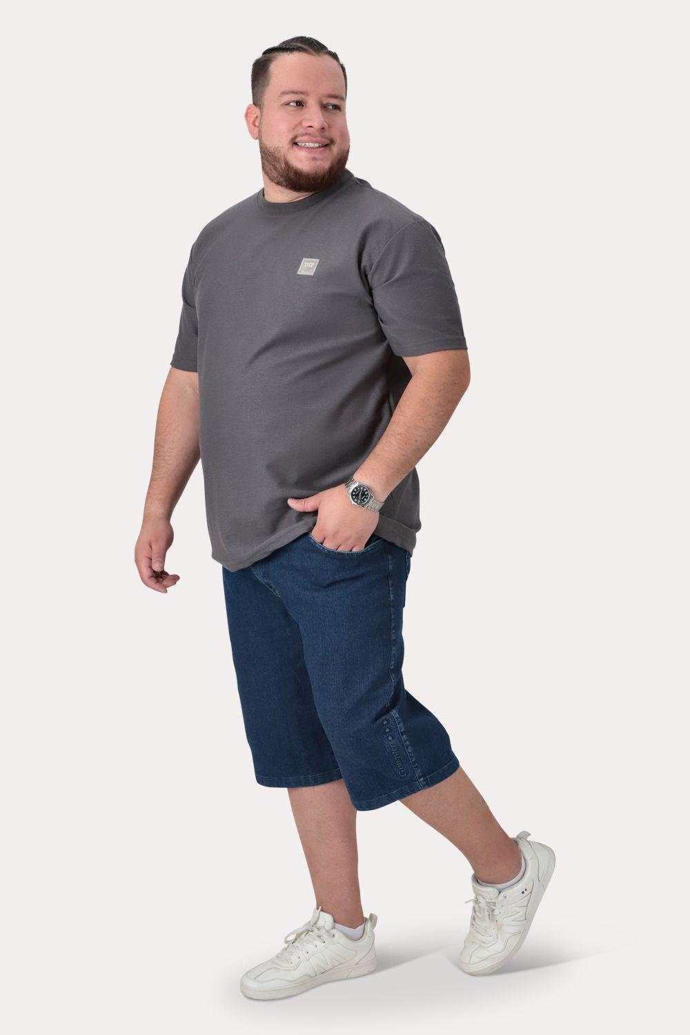 Plus Polera MC Textura Fenway Gris-3