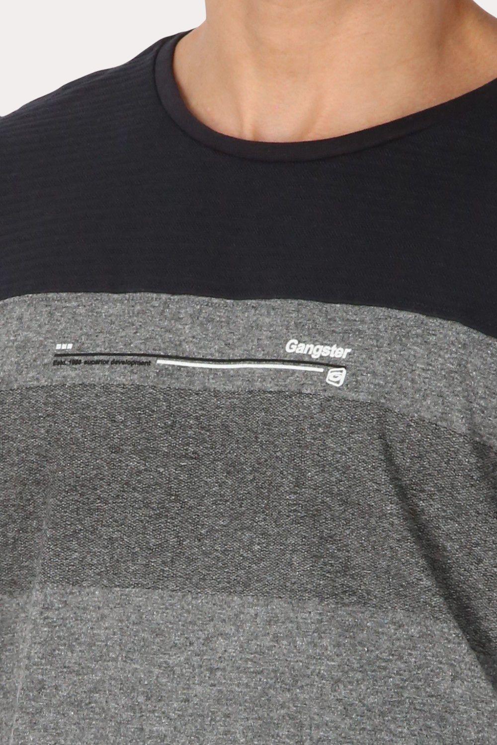 Polera Mc Especial Multistripes Negro Gangster-2