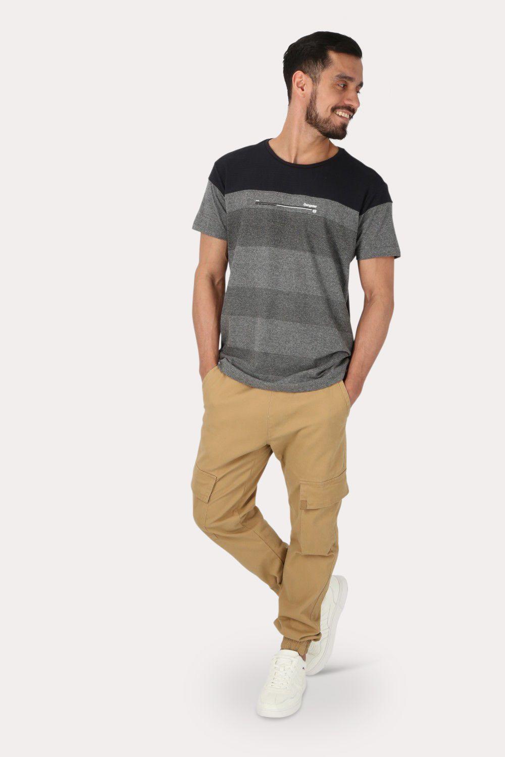 Polera Mc Especial Multistripes Negro Gangster-3