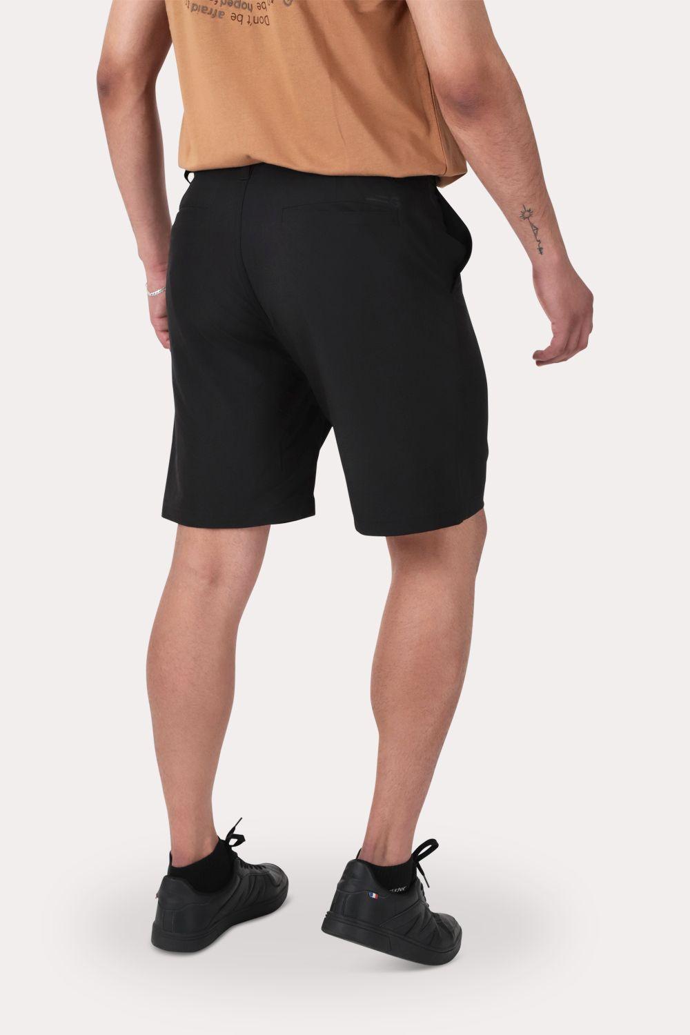 Plus Bermuda Elasticado Bloor Negro-1