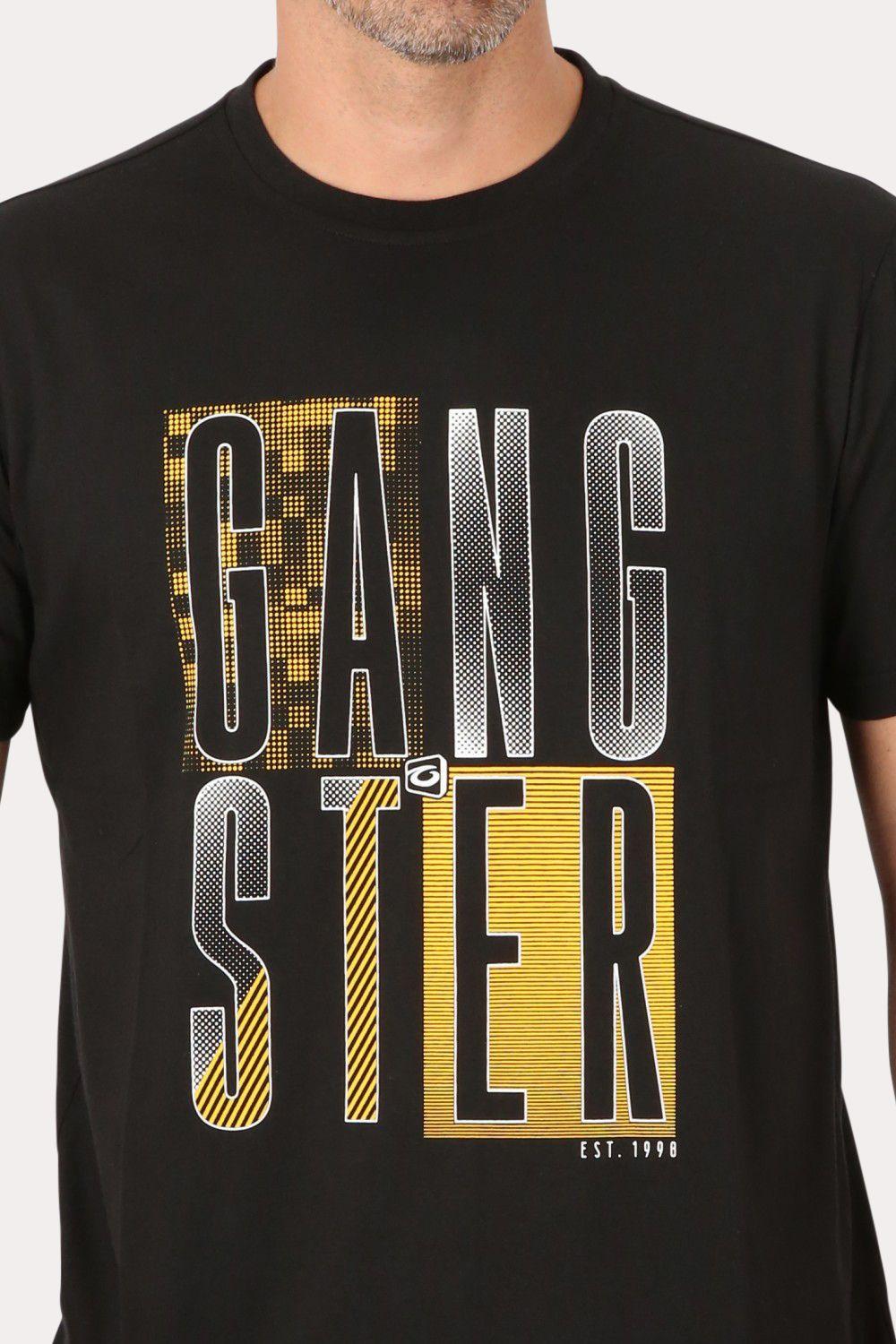 Polera Mc Básica  Santo Negro Gangster-3