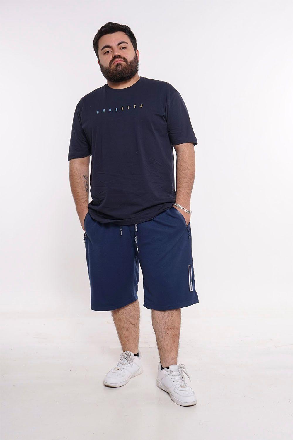 Plus Short Jogger Grip Azul Gangster-3