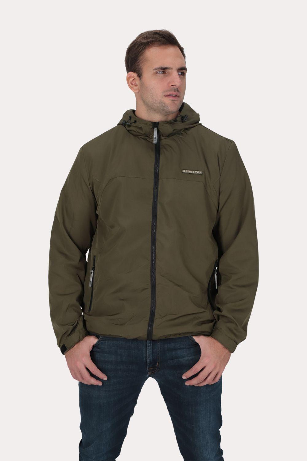 Plus Cortaviento Chill Verde Oliva Oscuro Gangster-0