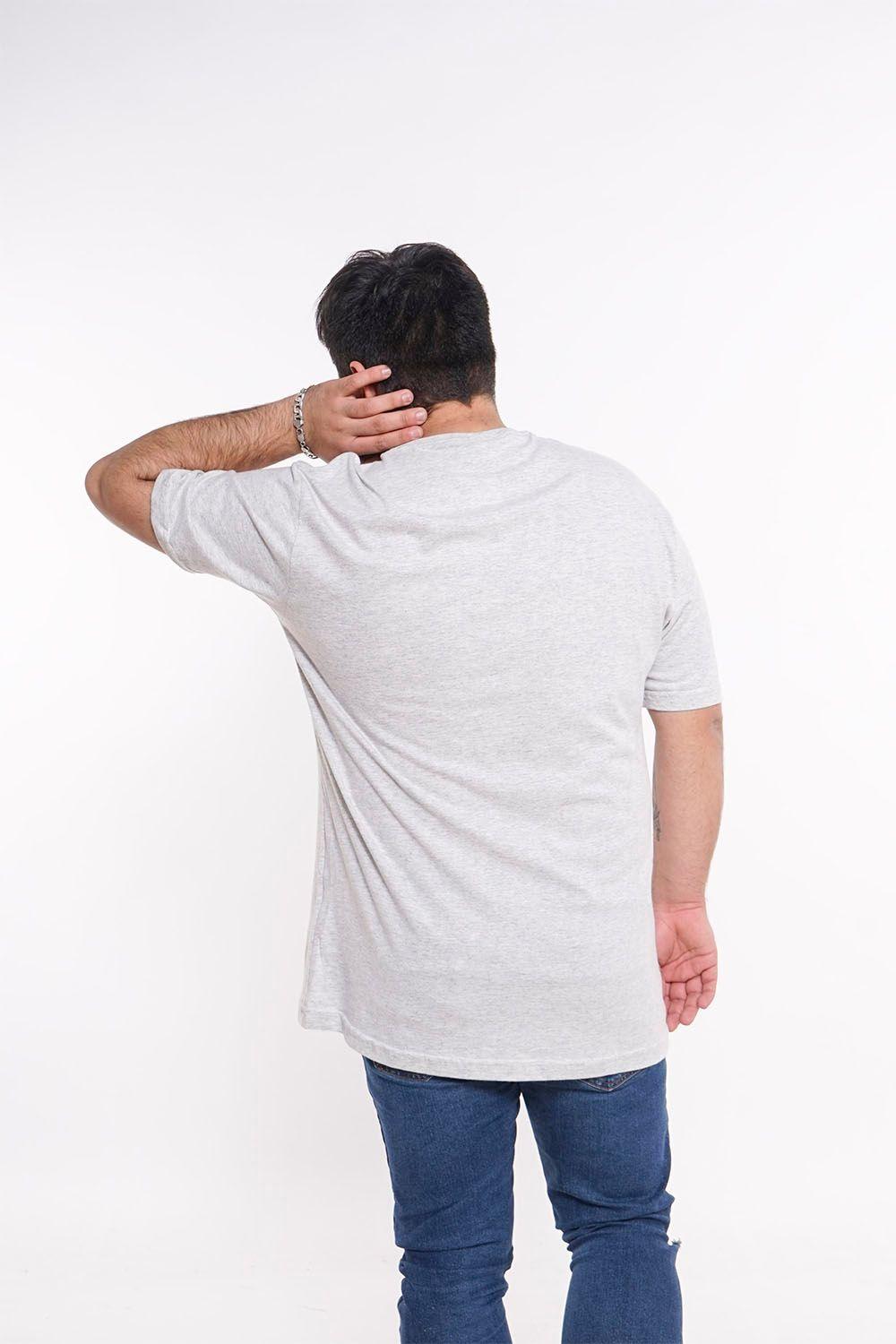 Plus Polera Mc Básica Luxe Gris Gangster-2