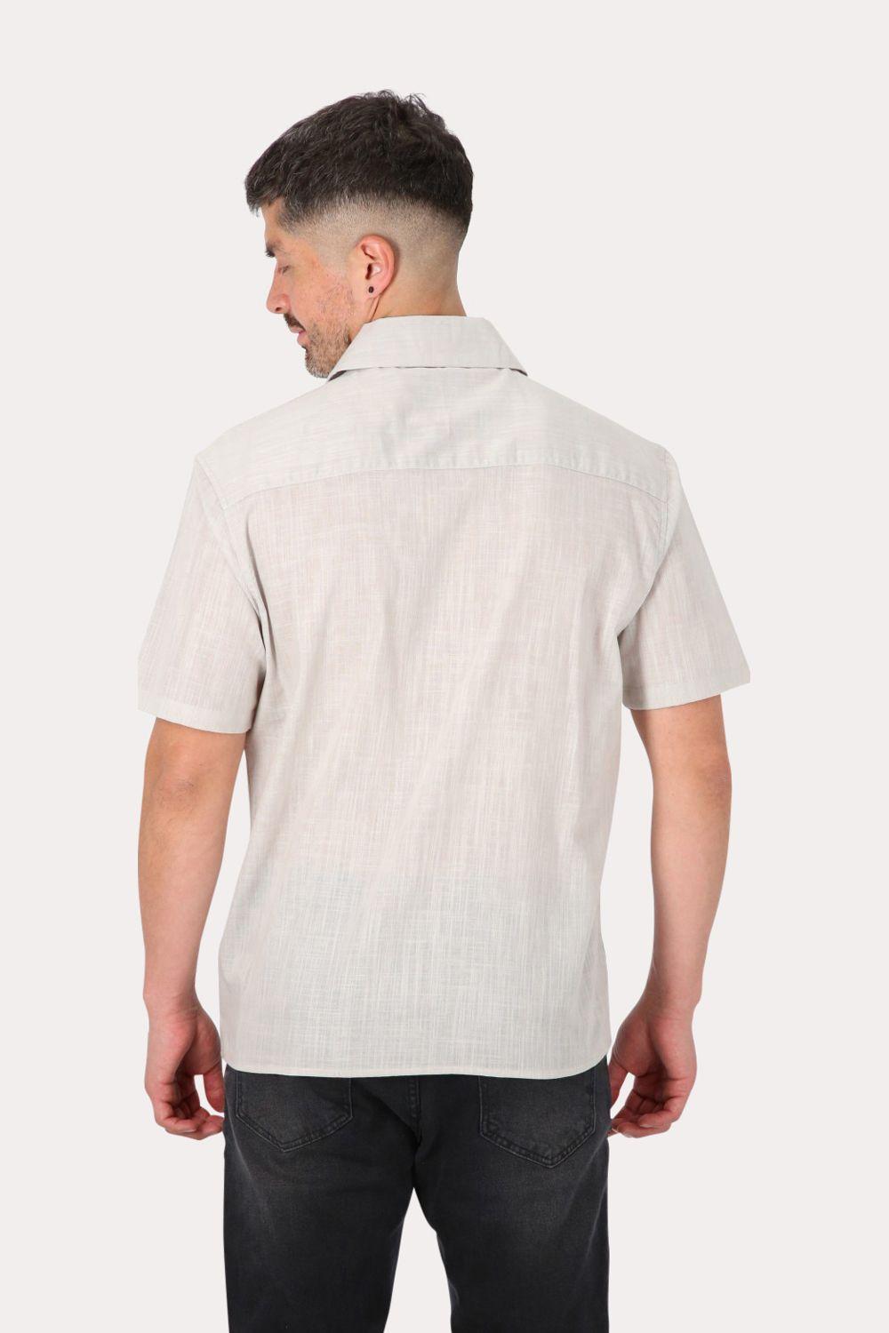 Camisa Mc Algodón Ferrugem Gris Gangster-1