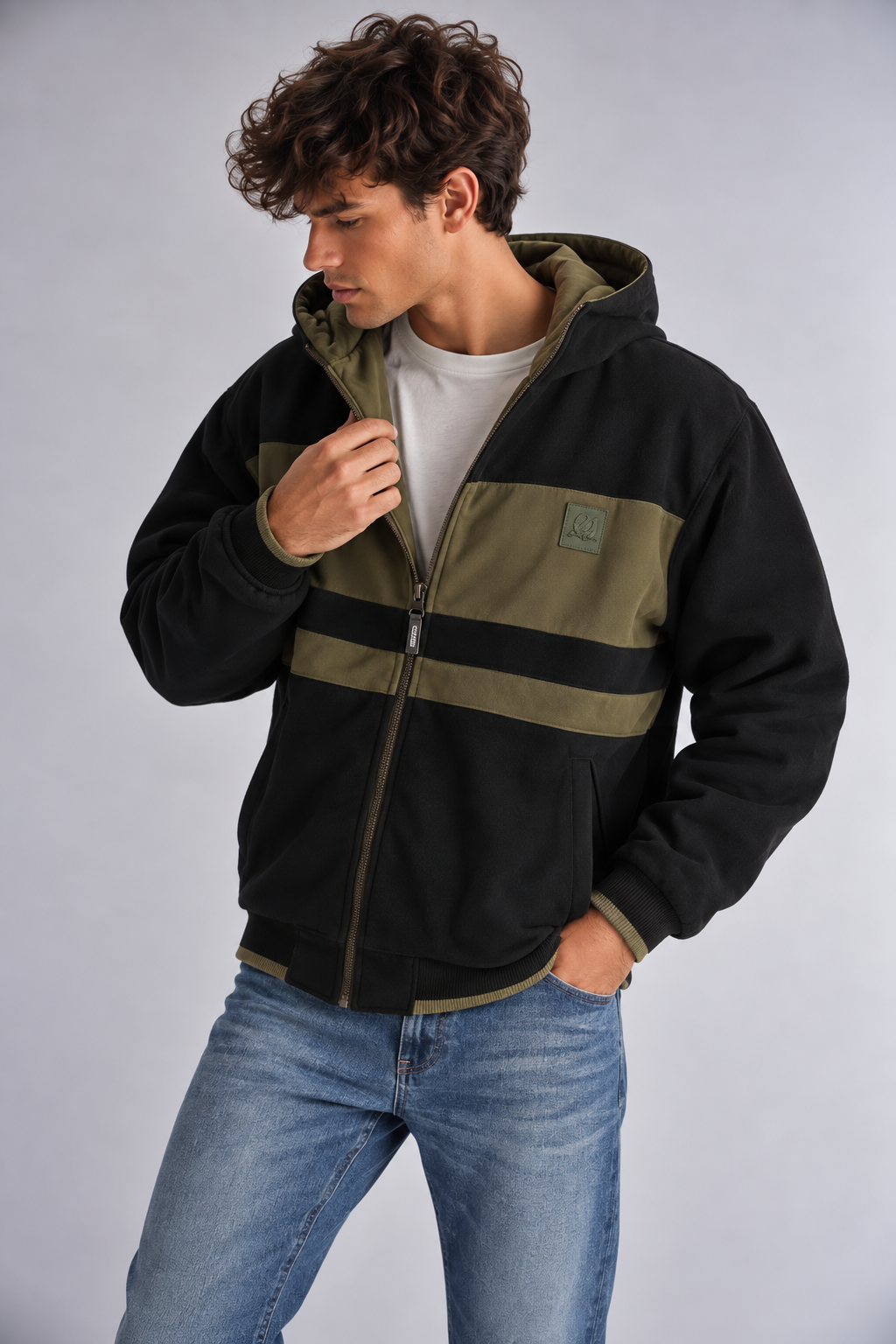 Plus Cortaviento Reversible Daily Verde Gangster-2