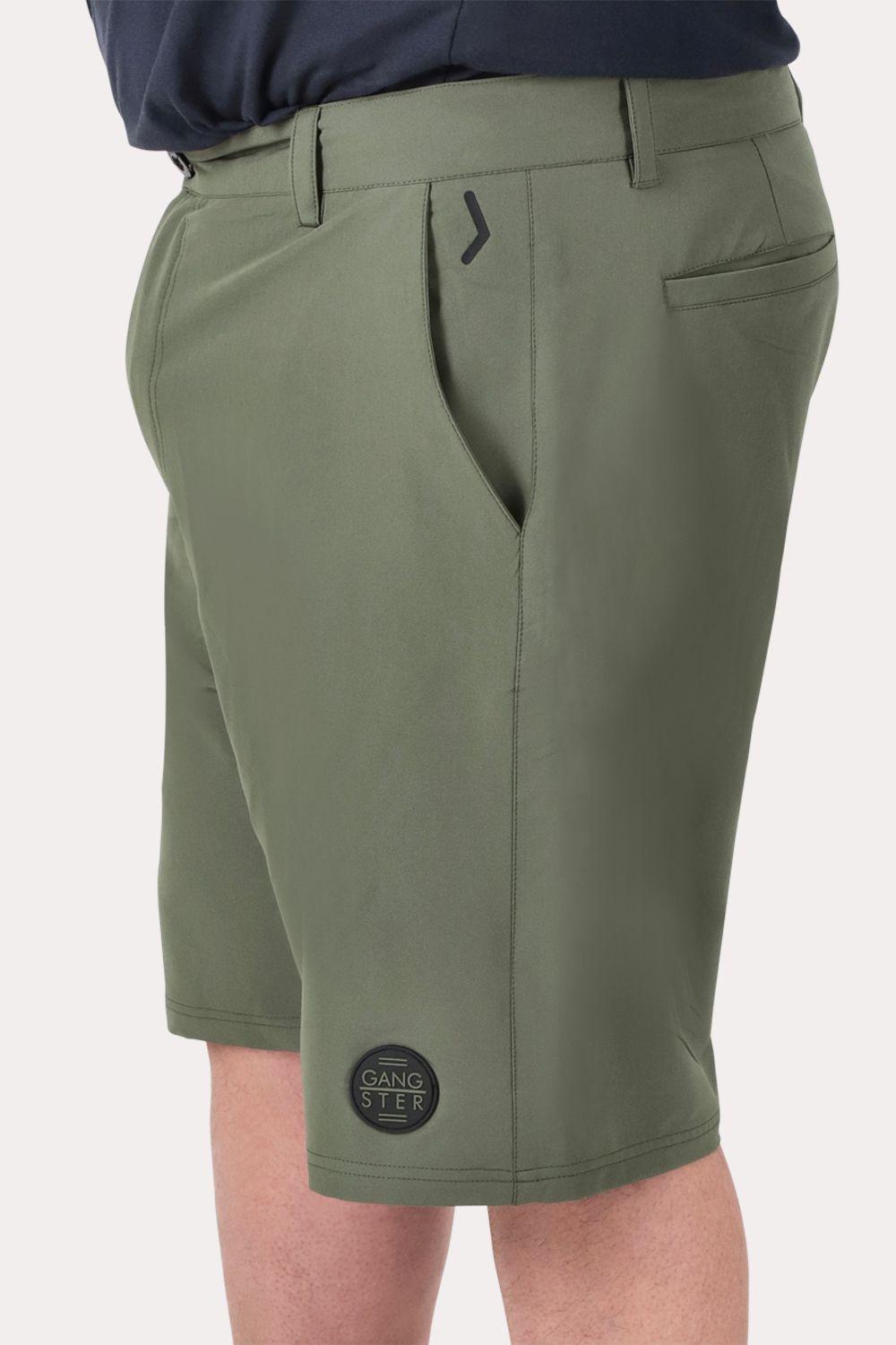 Plus Bermuda Elasticado Bloor Verde Linchen-2