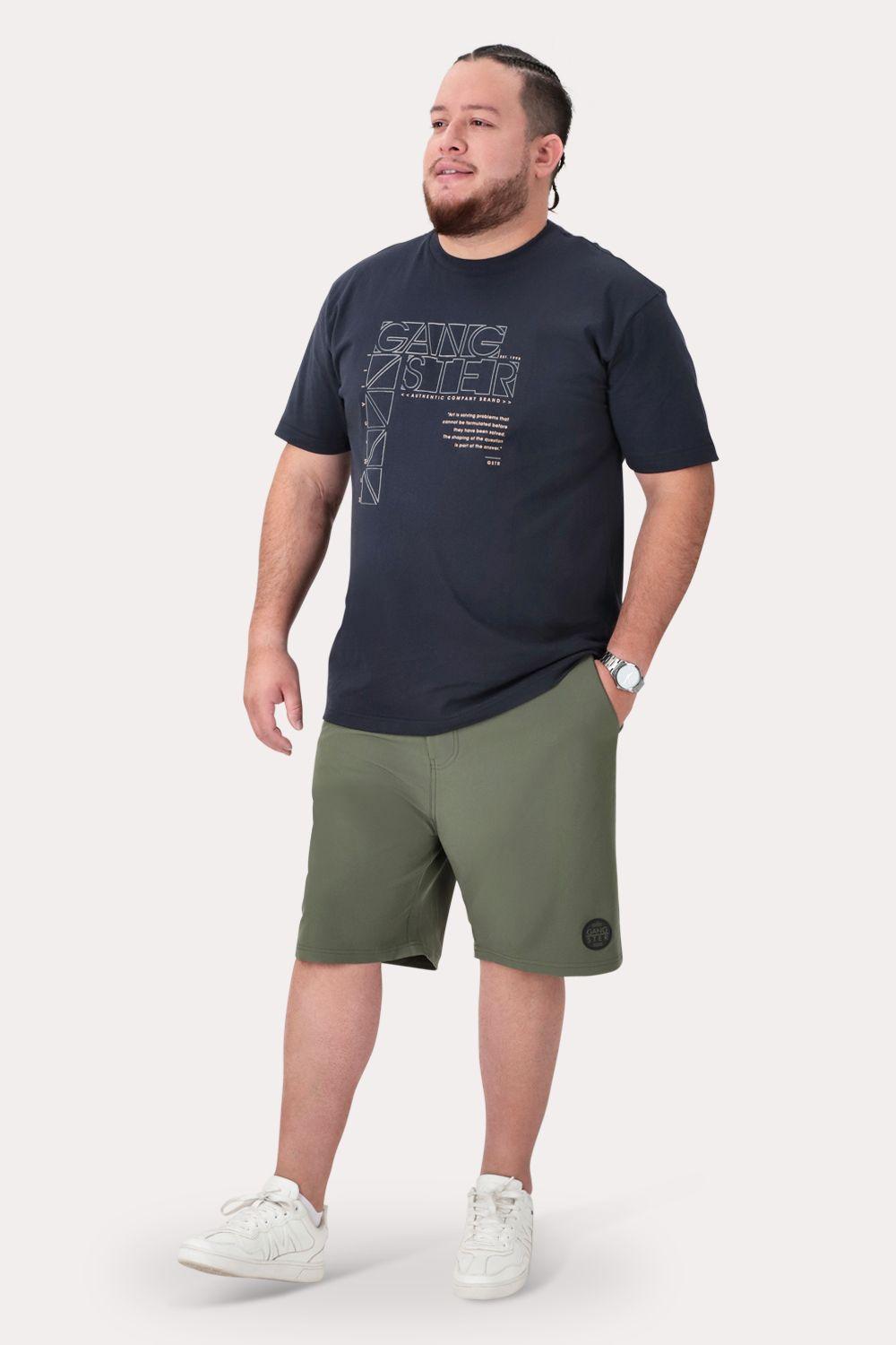 Plus Bermuda Elasticado Bloor Verde Linchen-3