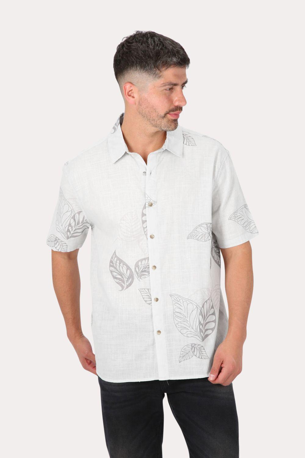 Camisa Mc Algodón Lagoa Verde Agua Gangster-0