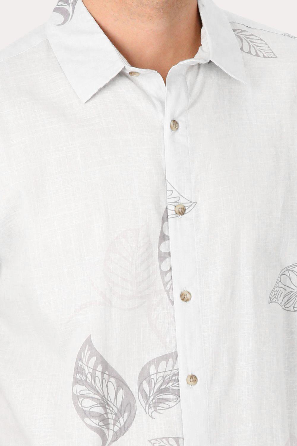 Camisa Mc Algodón Lagoa Verde Agua Gangster-2