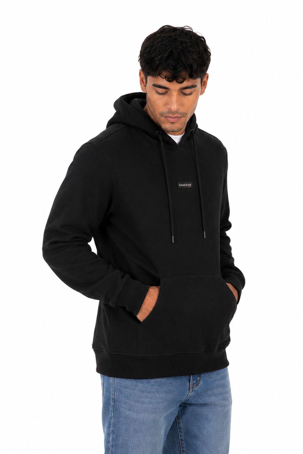 Poleron Hoodie Route Negro-0