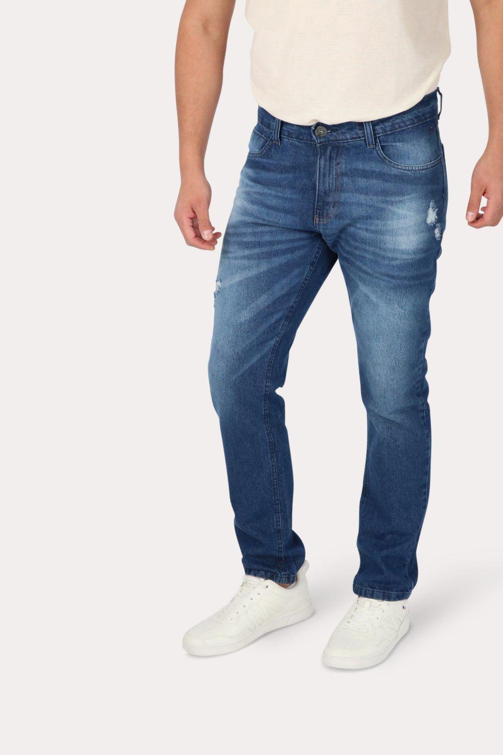 Pantalon Denim 0 Azul  Gangster-0
