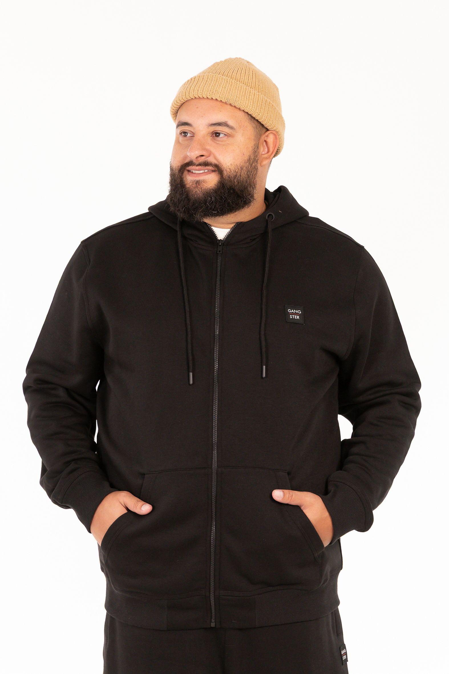 Plus Poleron Fullzipper Path Negro-0