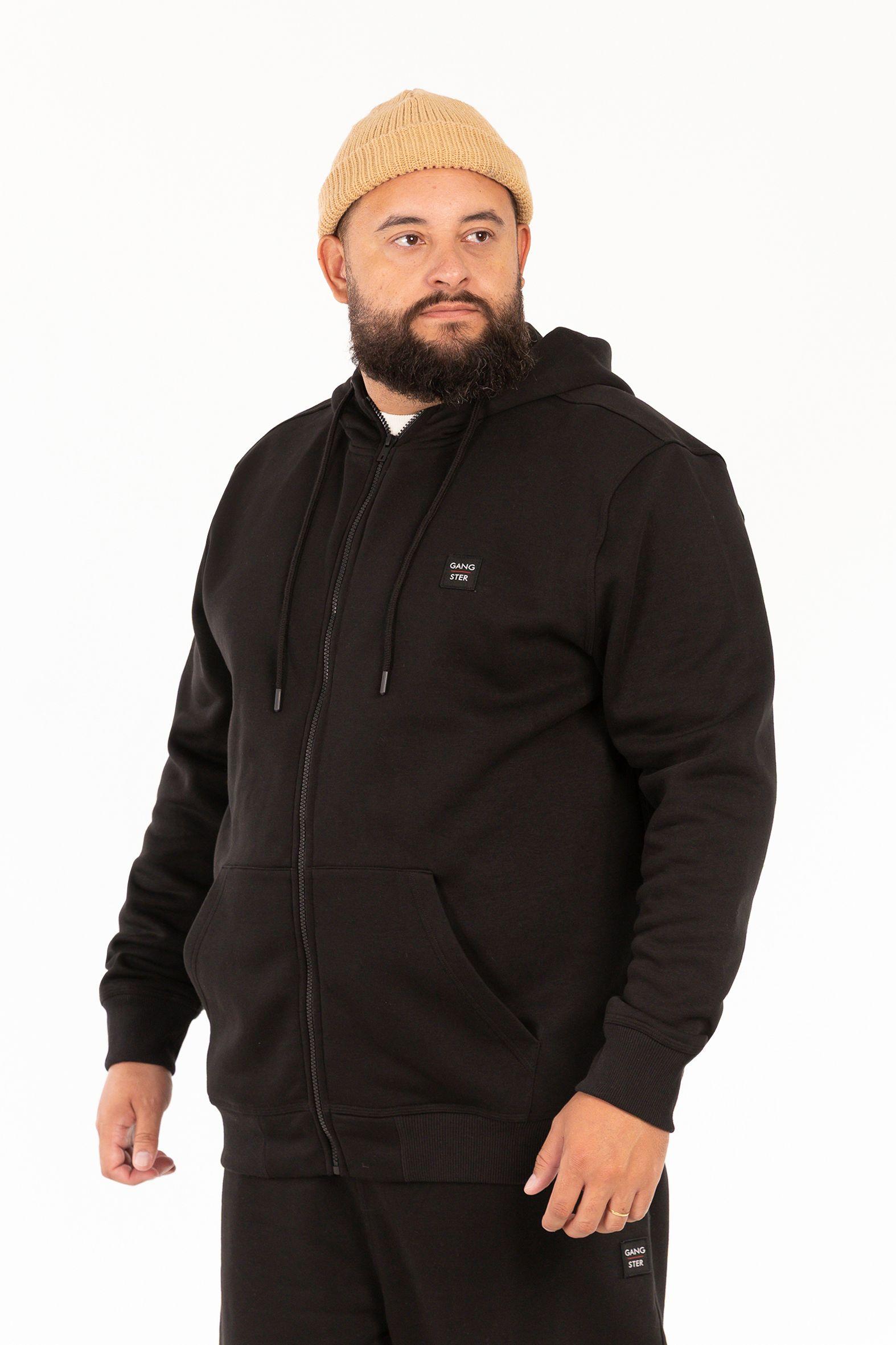 Plus Poleron Fullzipper Path Negro-2