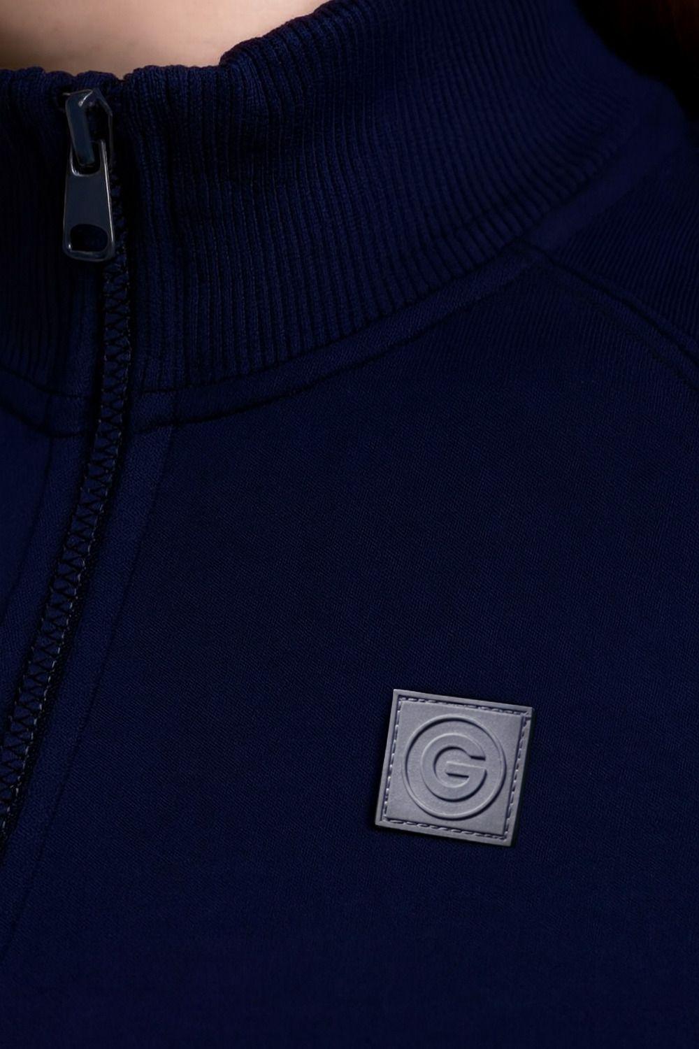 Polerón Full Zipper Classic Azul Marino-3