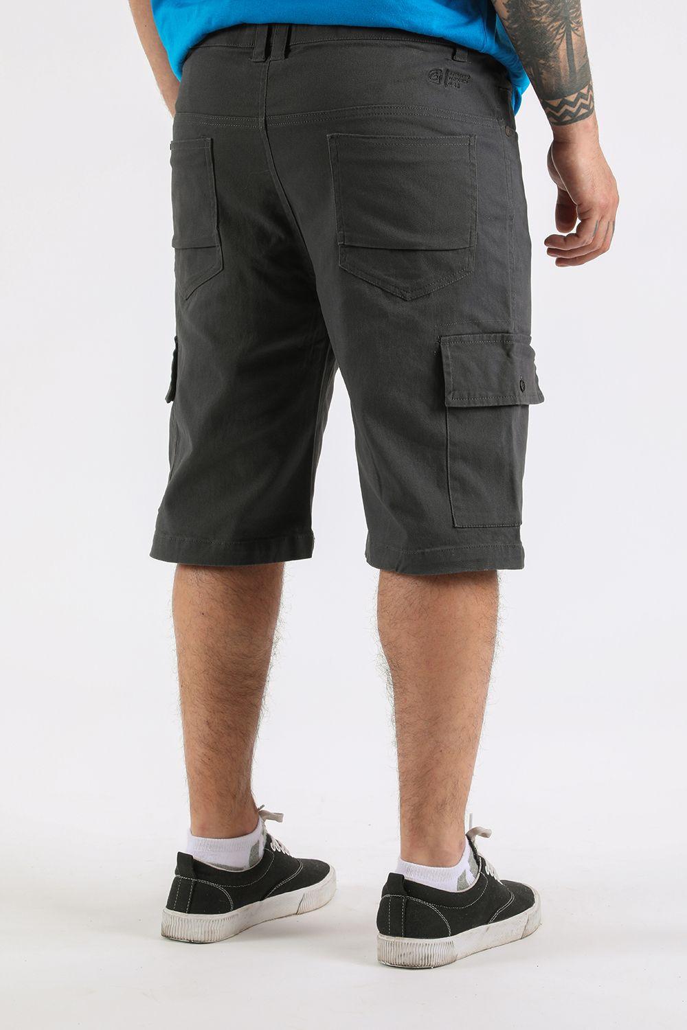 Short Canvas Cargo Sixpo Gris Gangster-1