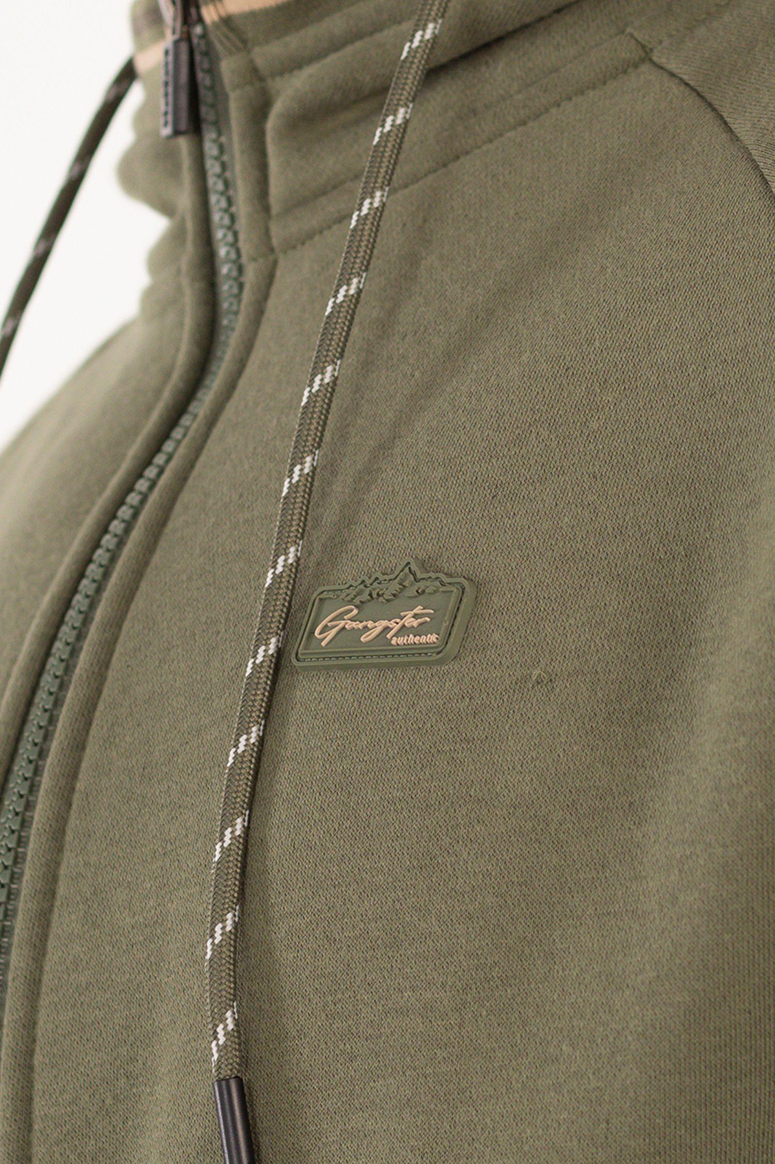 Poleron Fullzipper Shield Verde-3