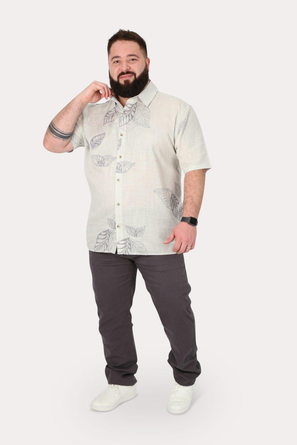 Plus Pantalon Jogger Liso 0 Gris Gangster-3