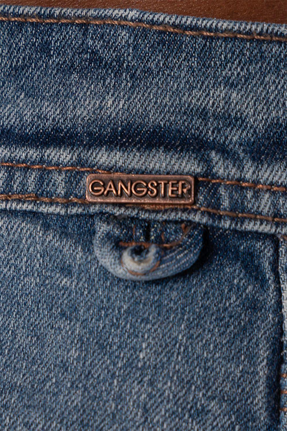 Short Denim Vintage Azul Gangster-3