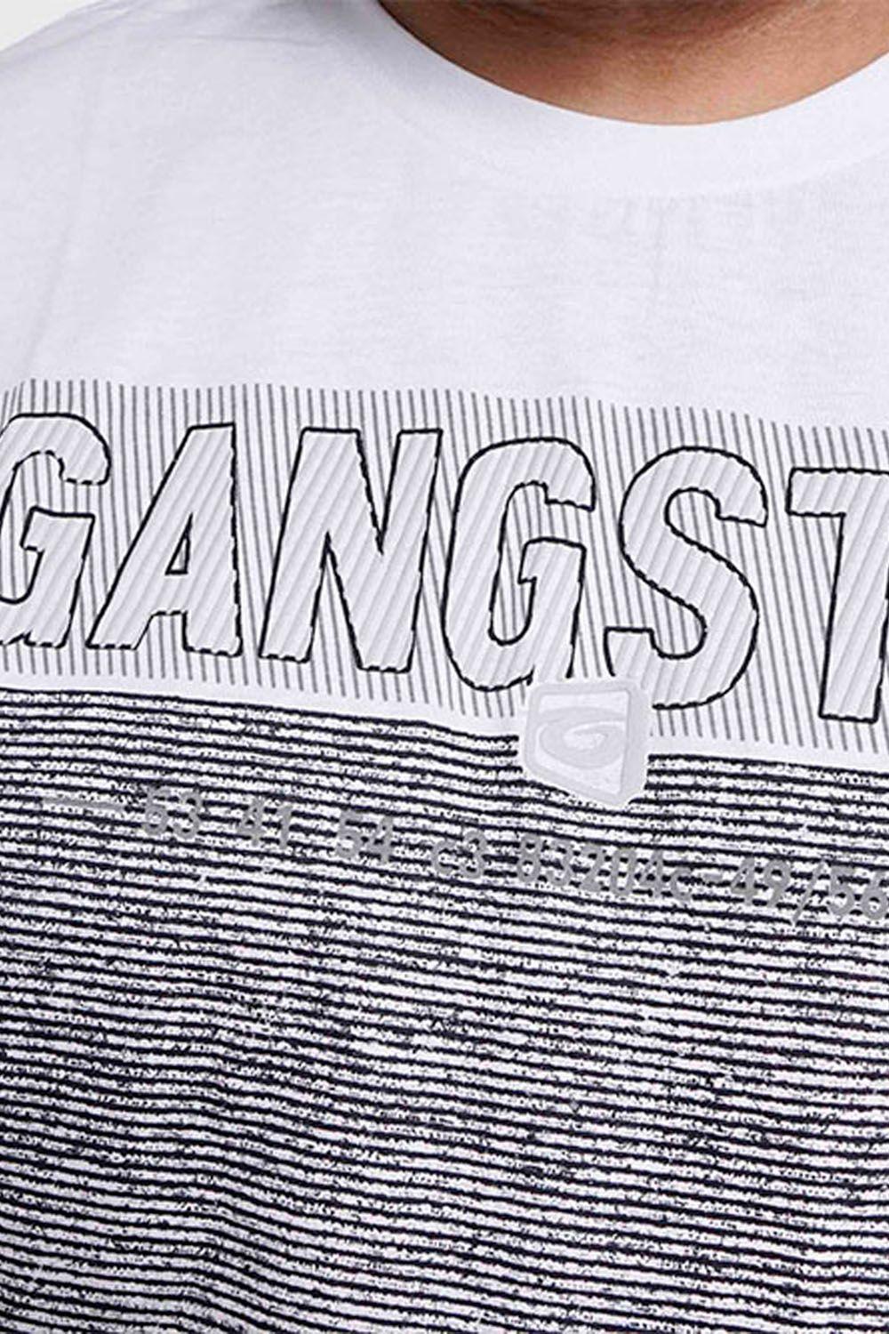Plus Polera Mc Básica Intrigue Blanco Gangster-2