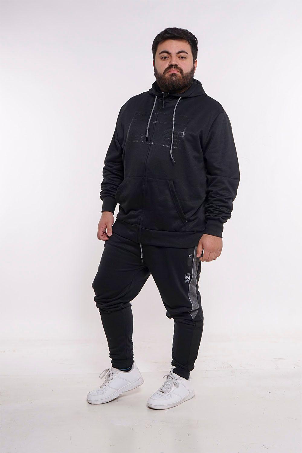 Plus Buzo Ringer Negro Gangster-3