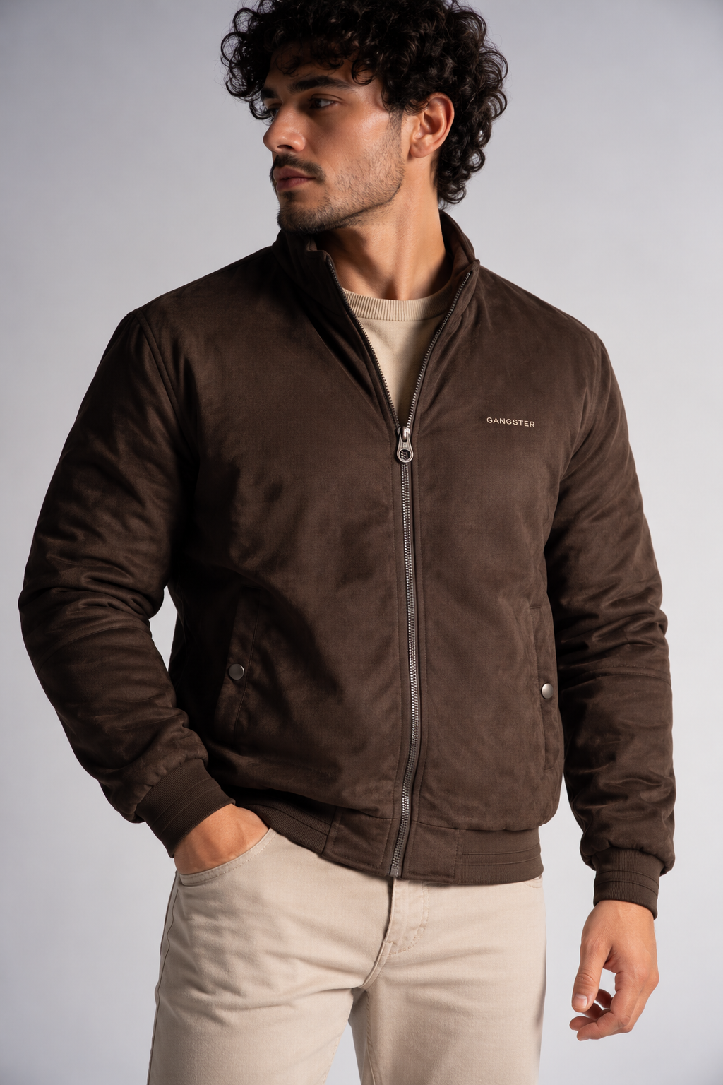 Chaqueta Bomber Ranger Cafe-0