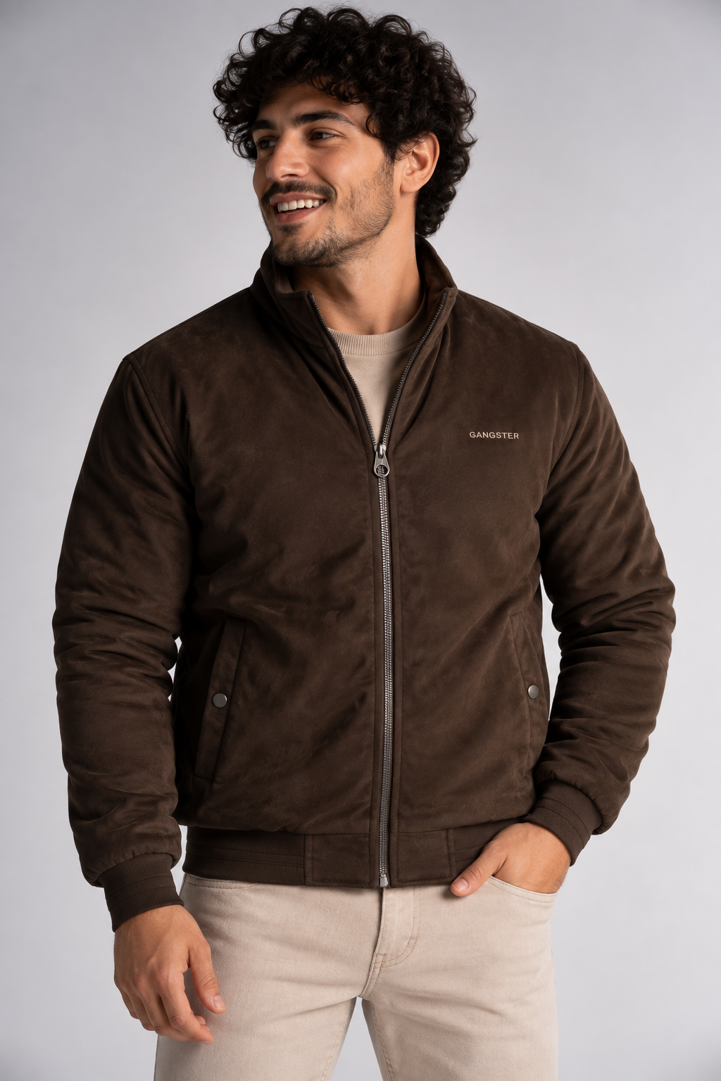 Chaqueta Bomber Ranger Cafe-3