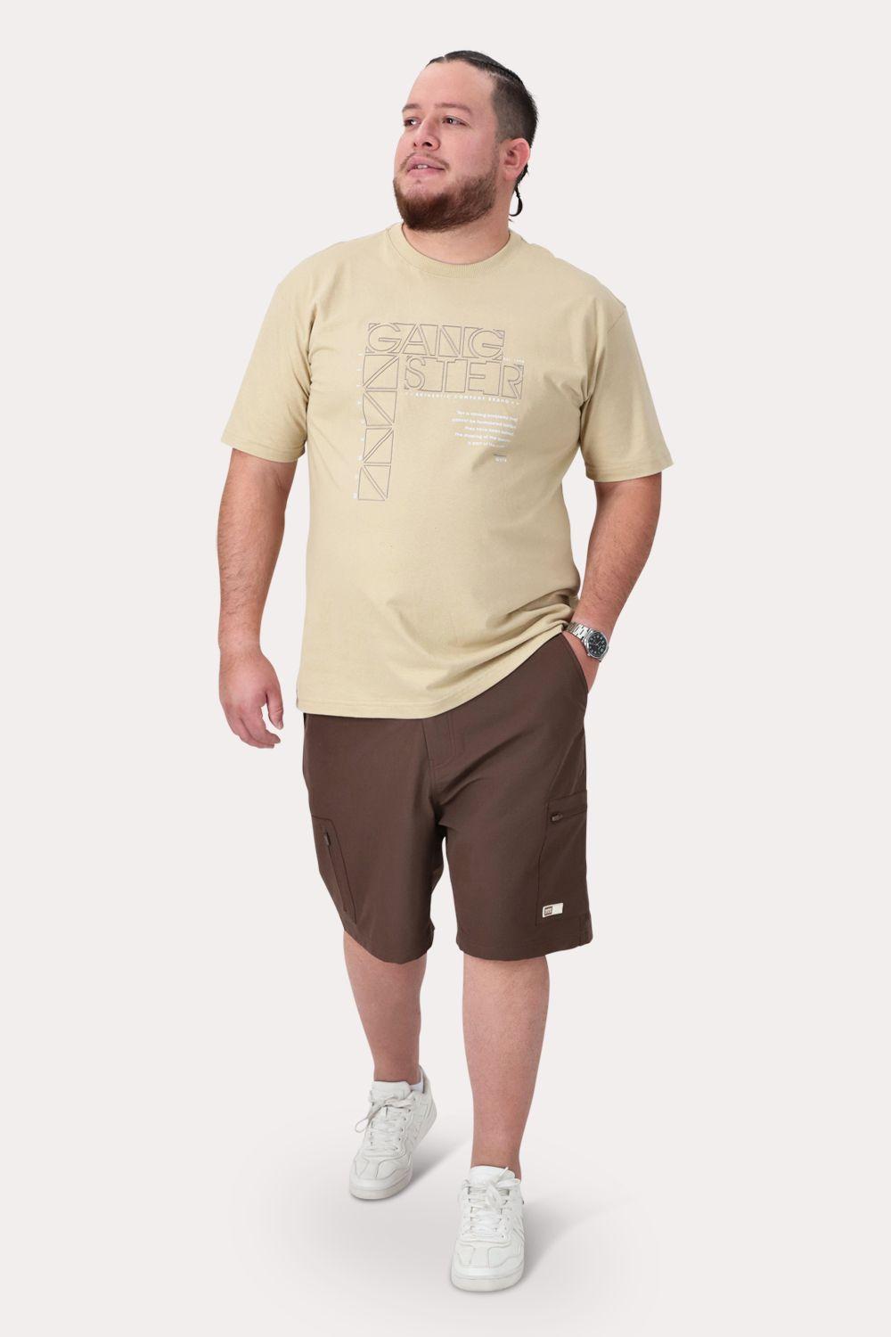 Plus Polera MC Basica Compton Beige-3