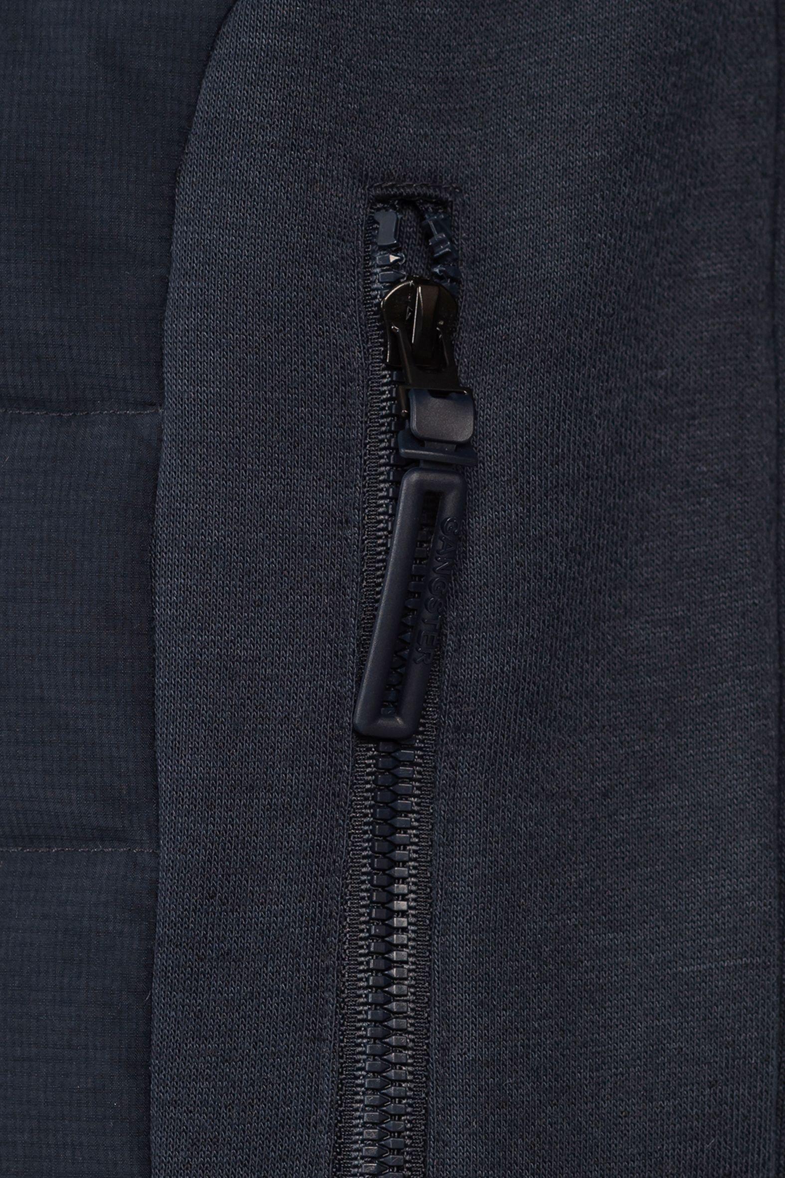 Poleron Hibridas Weave Azul Marino Gangster-3