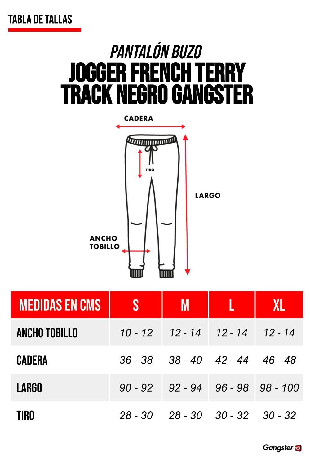 Buzo Track Negro Gangster-5