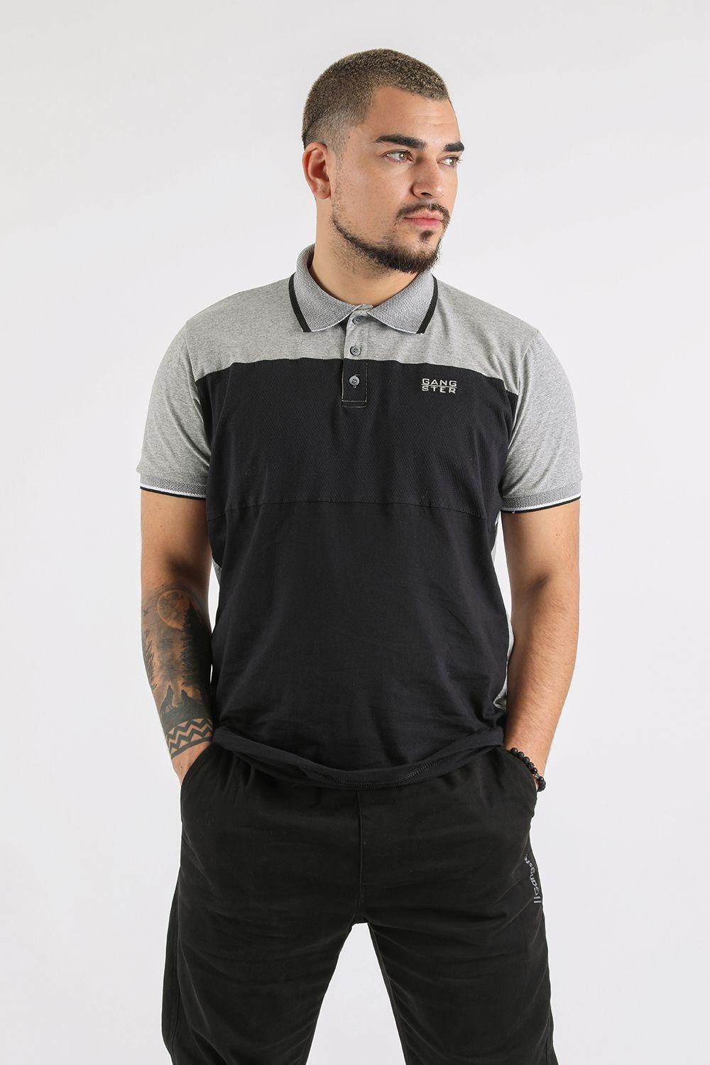 Polera Polo Academy Gris Gangster-0
