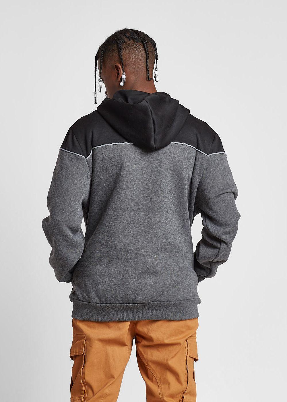 Poleron Hoodie Plush Grafito Gangster-1