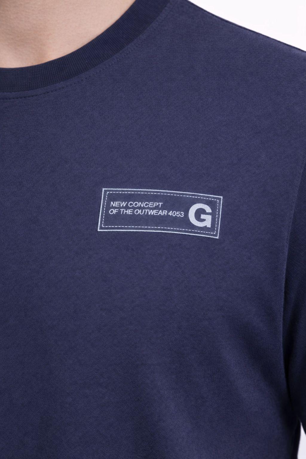 Polera ML Field Azul Marino-3