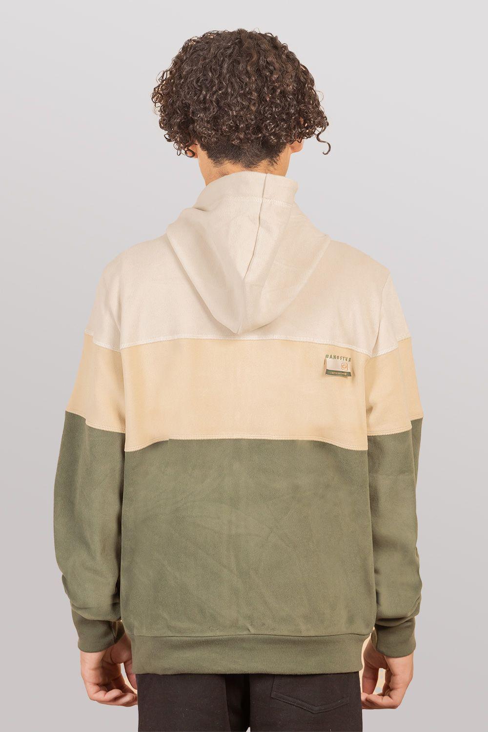 Teen Poleron Fullziper Peachy Verde Gangster-1