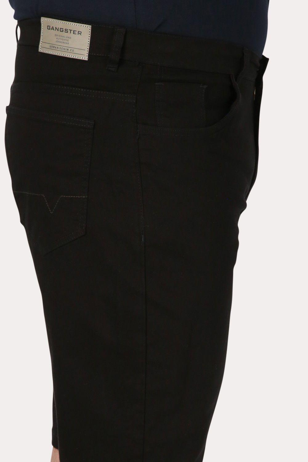 Plus Short Bermuda Canvas Oblack Negro  Gangster-2