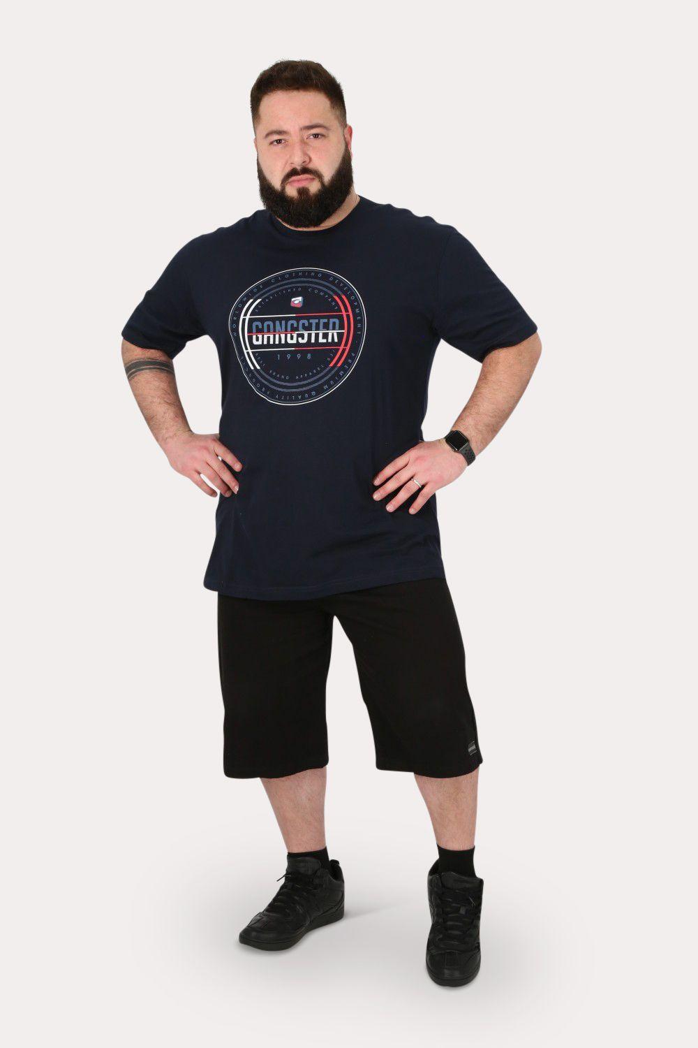 Plus Short Bermuda Canvas Oblack Negro  Gangster-3