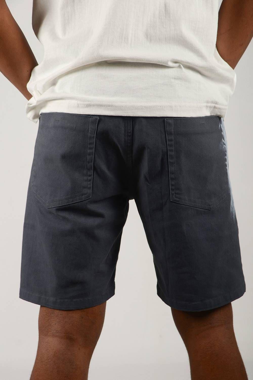 Short Canvas Liso Azul Gangster-1