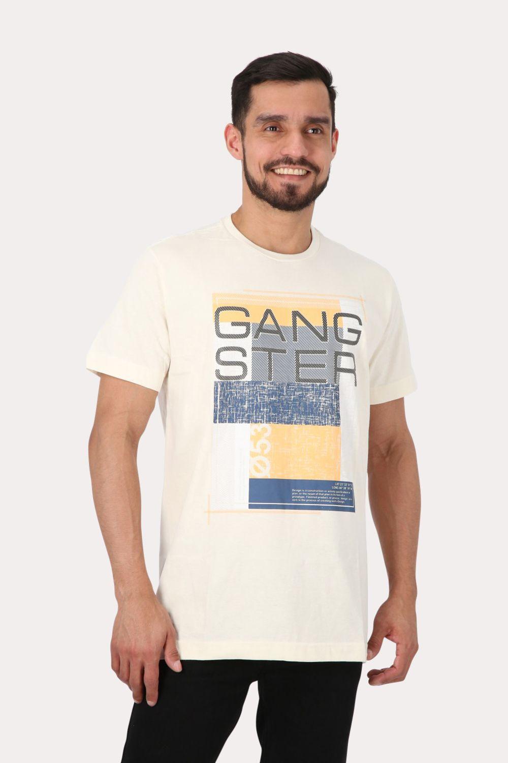 Polera Mc Básica Art Blanco Gangster-0