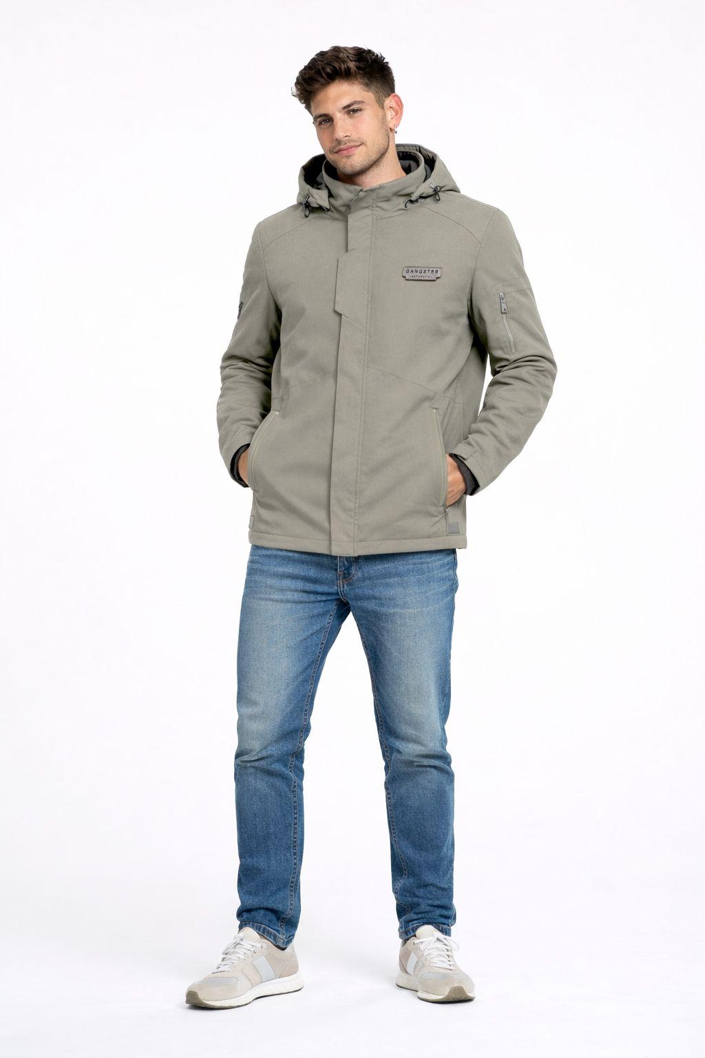 Parka Tecnofusionada Nordic Verde Oliva-3